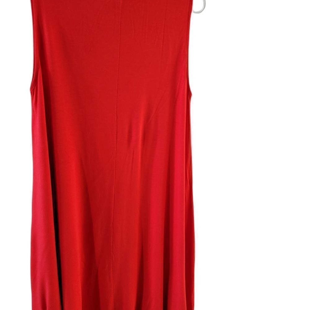 asos Petite Red Casual Midi Dress - Picture 5 of 15